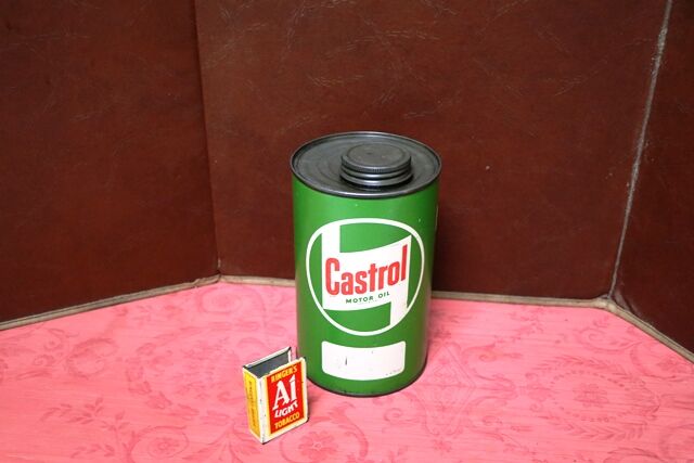 Vintage Castrol Z Motor Oil Cylinder Can