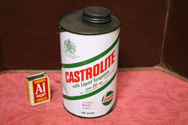 Vintage Castrolite  L Liquid Tungsten 1 quart Can