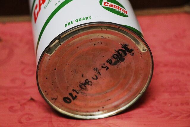 Vintage Castrolite  L Liquid Tungsten 1 quart Can