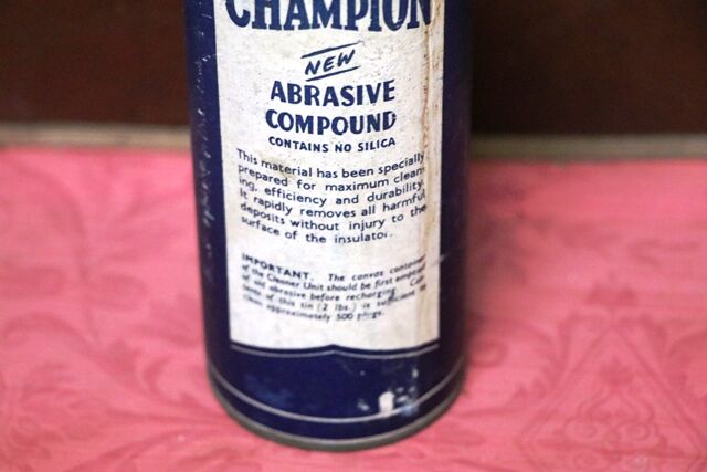 Vintage Champion Abrasive Compound Tin