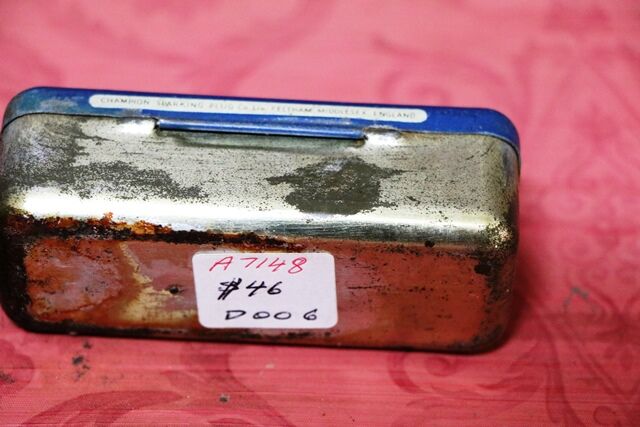 Vintage Champion Extra Range Spark Plug Tin