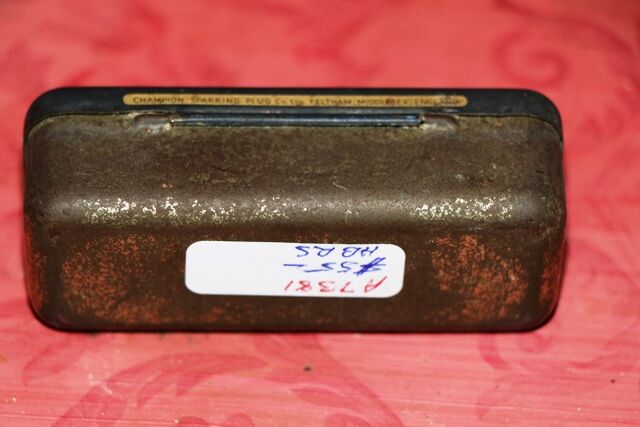 Vintage Champion Spark Plug Tin