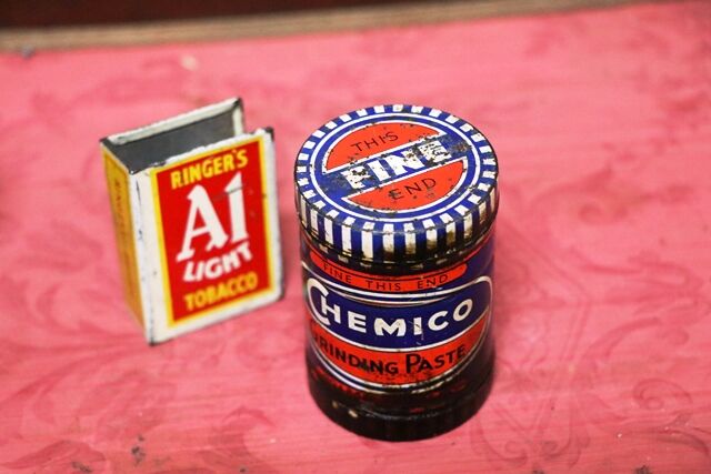 Vintage Chemico Grinding Paste Fine and Coarse