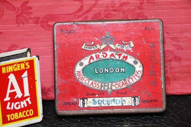 Vintage Cigarette Tin Ardath London Tin