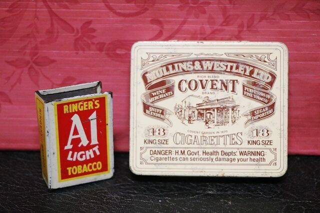 Vintage Cigarette Tin Mullins and Westley Covent Cig Tin