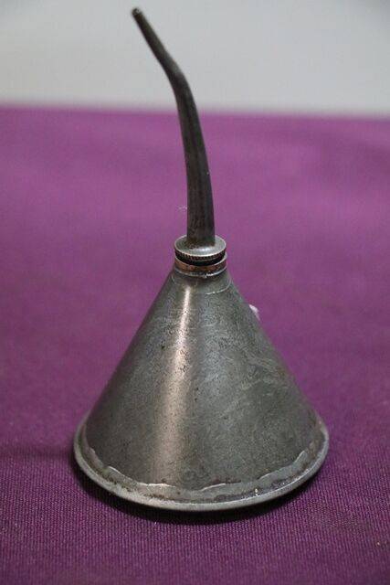 Vintage Conical Metal Oiler