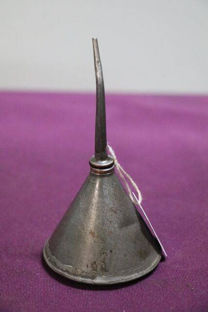 Vintage Conical Metal Oiler