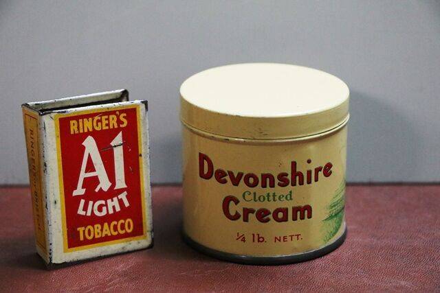 Vintage Devonshire Clotted Cream Pictorial Tin