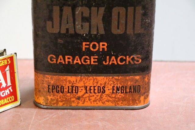 Vintage EPCO Jack Oil One Quart Tin