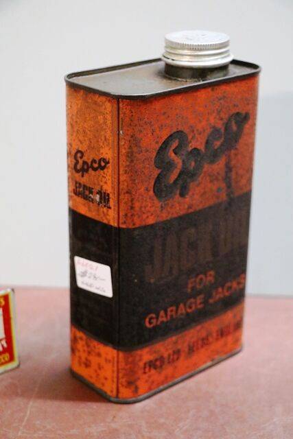 Vintage EPCO Jack Oil One Quart Tin