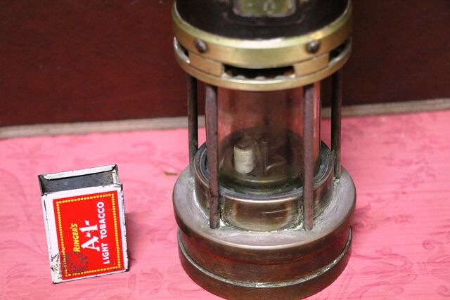 Vintage E Thomas and Williams Ltd Miners Lamp