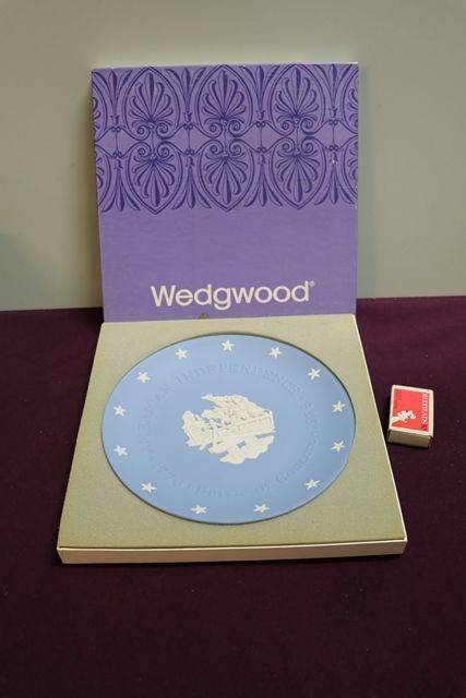 Vintage English Wedgwood 1976 Plate With Original Box 