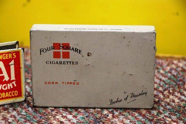 Vintage Four Square Cigarettes Tin 