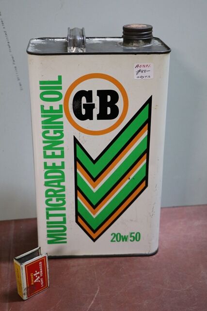 Vintage GB 20w50 Motor Oil 5 litre Tin