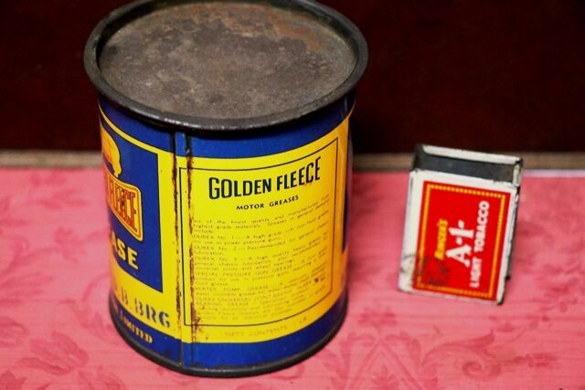 Vintage Golden Fleece CinemaScope 1lb Grease Tin