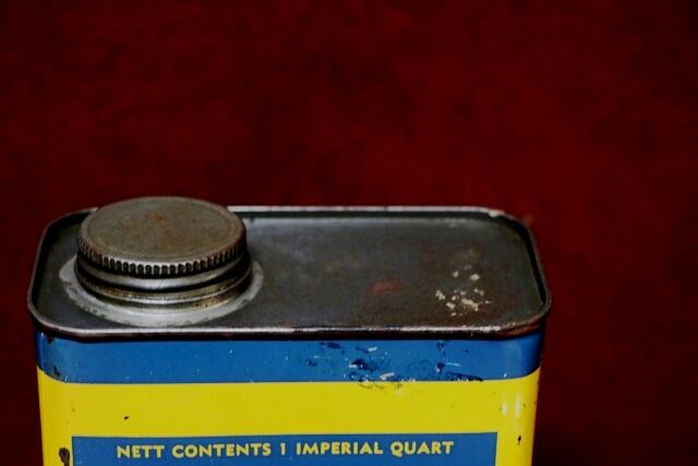 Vintage Golden Fleece CinemaScope 1quart Tin 