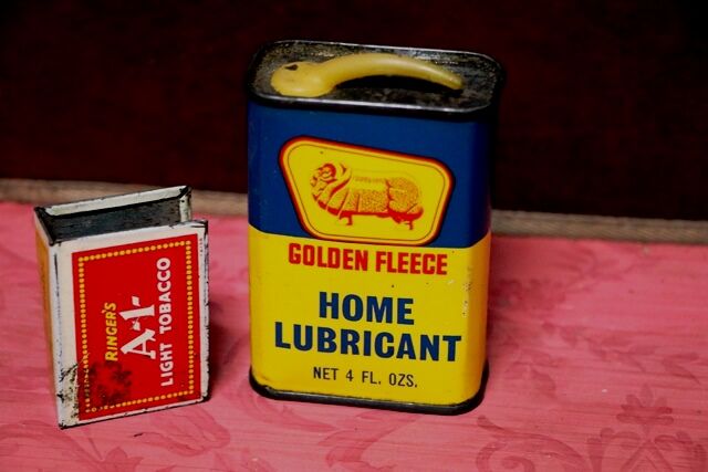 Vintage Golden Fleece Duo 4oz Home Lubricant Oiler