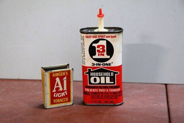Vintage Handy Oiler 3 in One Household Oil