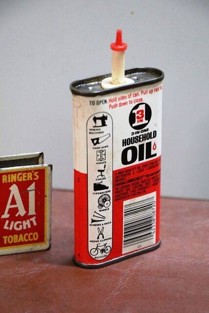 Vintage Handy Oiler 3 in One Household Oil