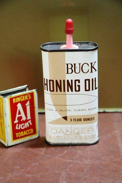 Vintage Handy Oiler BUCK Honing Oil