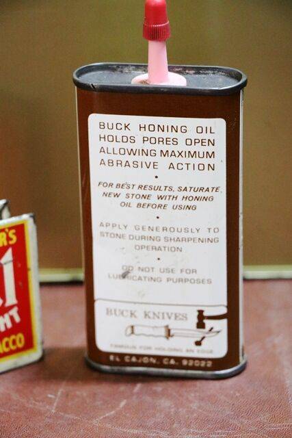 Vintage Handy Oiler BUCK Honing Oil