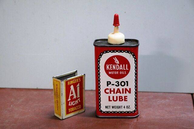 Vintage Handy Oiler Kendall Motor Oils Chain Lube