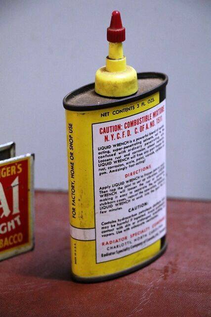 Vintage Handy Oiler Liquid Wrench Super Penetrant