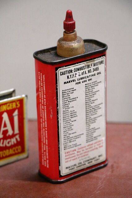 Vintage Handy Oiler Marvel Lubricating Oil