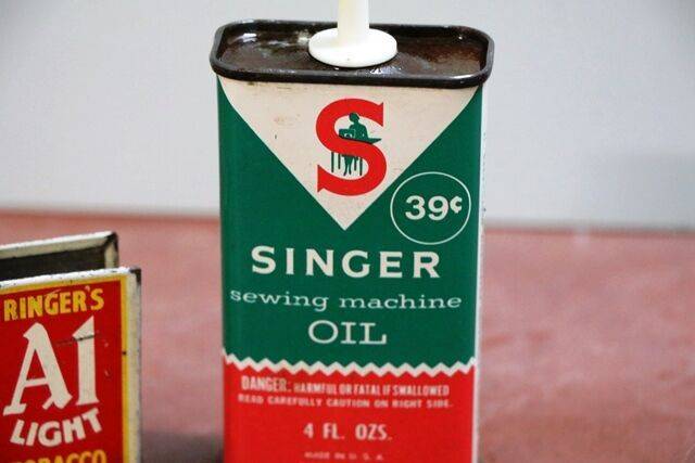 Vintage Handy Oiler Singer Sewing Machine Oil