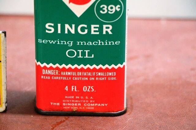 Vintage Handy Oiler Singer Sewing Machine Oil