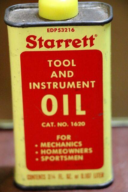 Vintage Handy Oiler Starrett Tool and Instrument Oil