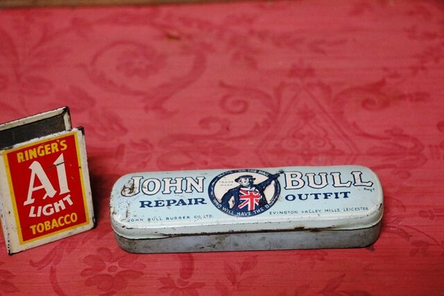 Vintage John Bull Cycle Repair Outfit Tin with Some Contents