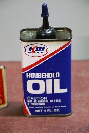 Vintage KM Household Oil 4oz Oiler