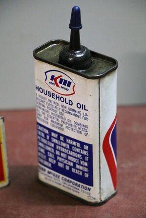 Vintage KM Household Oil 4oz Oiler
