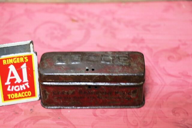 Vintage LODGE Spark Plug Tin