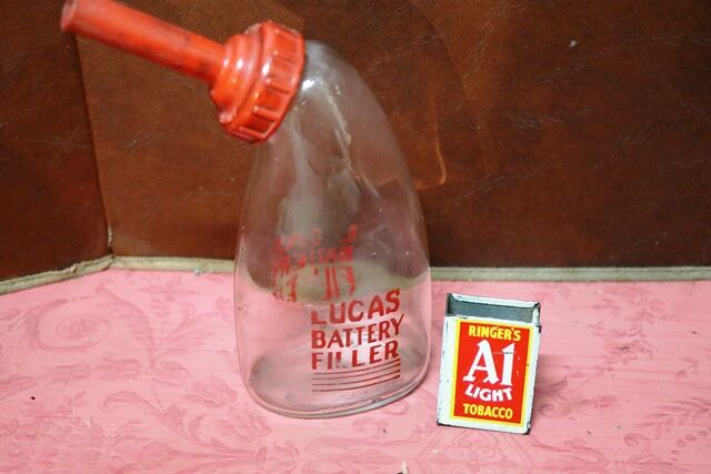 Vintage Lucas Battery Filler Bottle