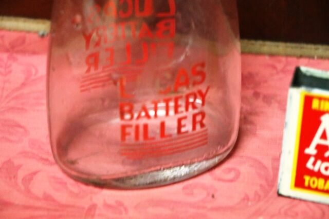 Vintage Lucas Battery Filler Bottle