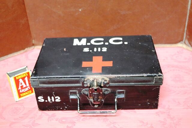 Vintage MCC Metal First Aid Kit with Contents