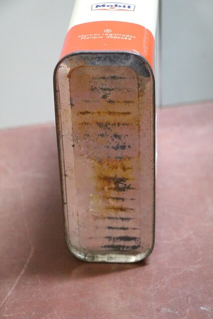 Vintage Mobiloil Pegasus 2 litre Oil Tin