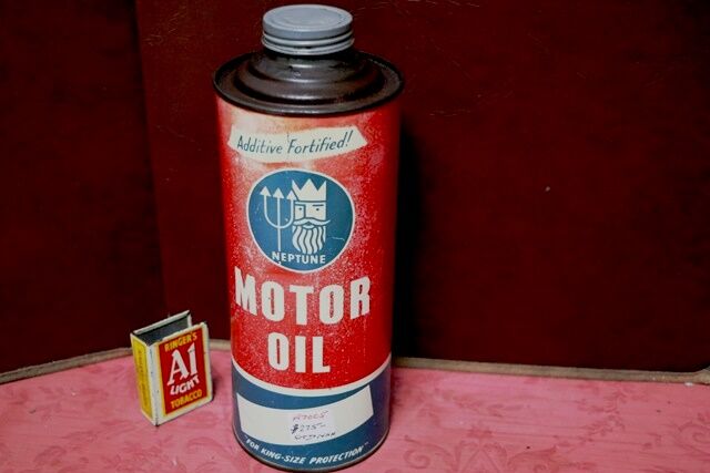 Vintage Neptune Motor Oil 1 IMPQRT Canister