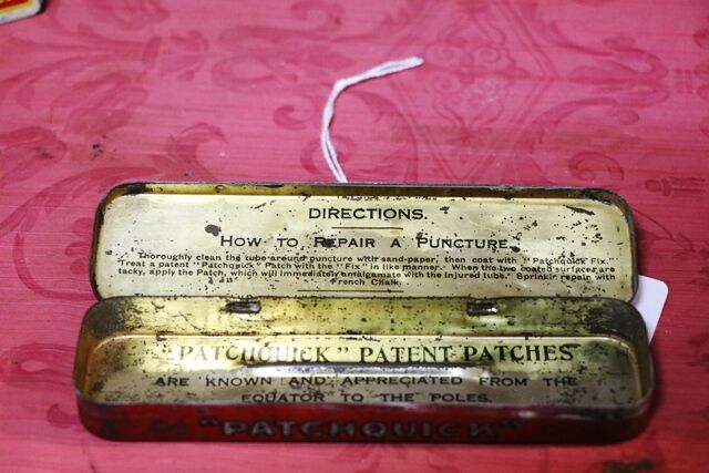 Vintage Patchquick Cycle Repair Outfit Tin