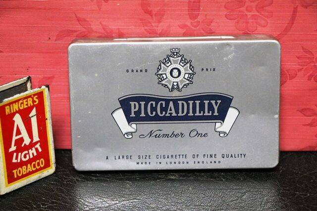 Vintage Piccadilly Number One Cigarette Tin