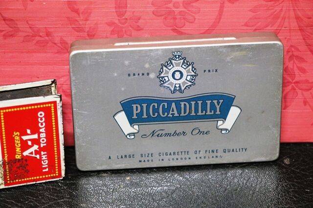 Vintage Piccadilly Number One Cigarette Tin