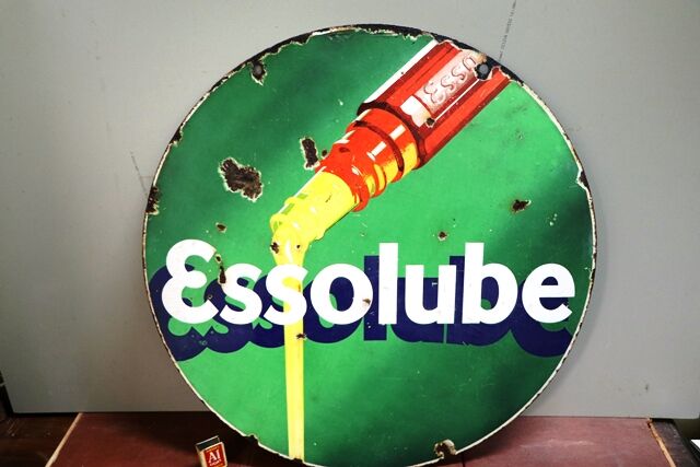 Vintage Players Please Round Enamel Advertising Sign 