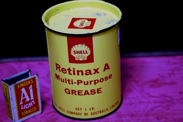 Vintage Retinax A MultiPurpose Grease 1lb Tin