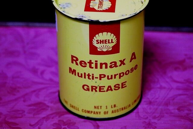 Vintage Retinax A MultiPurpose Grease 1lb Tin