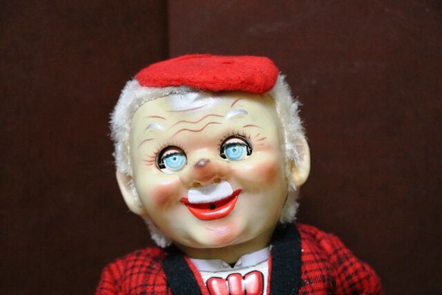Vintage Rosko McGregor Tin Toy Cigar Smoking Scotsman 