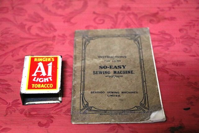 Vintage SOEASY Sewing Machine Instructions