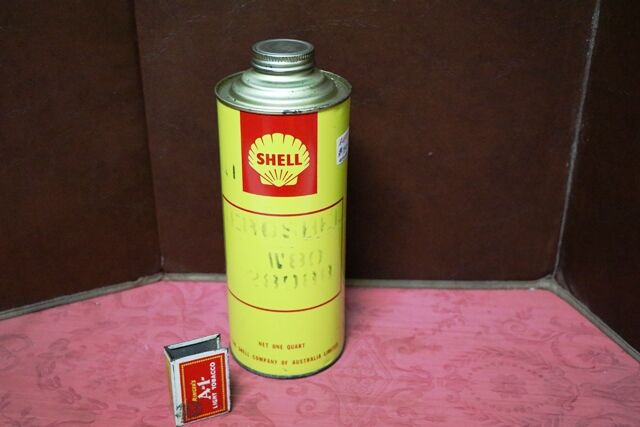 Vintage Shell Aero Shell W80 One Quart Tin