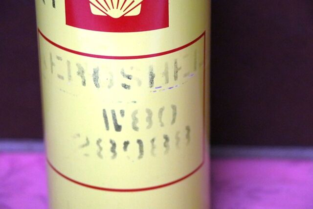 Vintage Shell Aero Shell W80 One Quart Tin